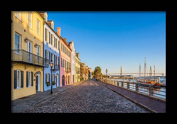 Rainbow Row In Charleston
