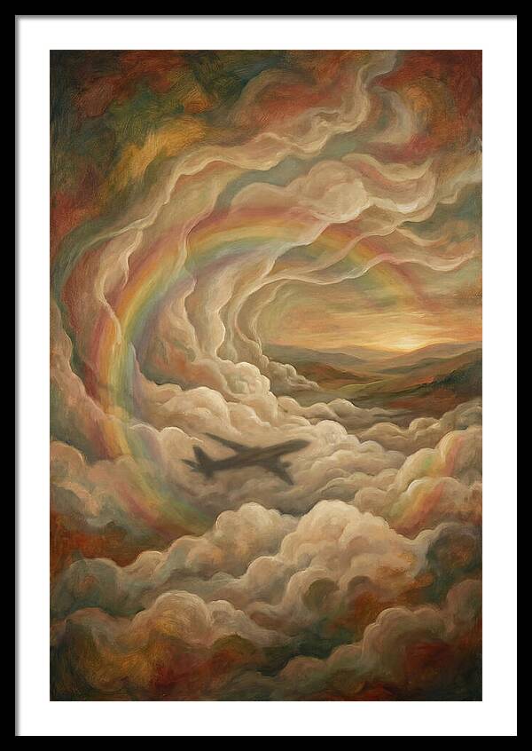 Rainbow Wheel Glory Around Aircraft