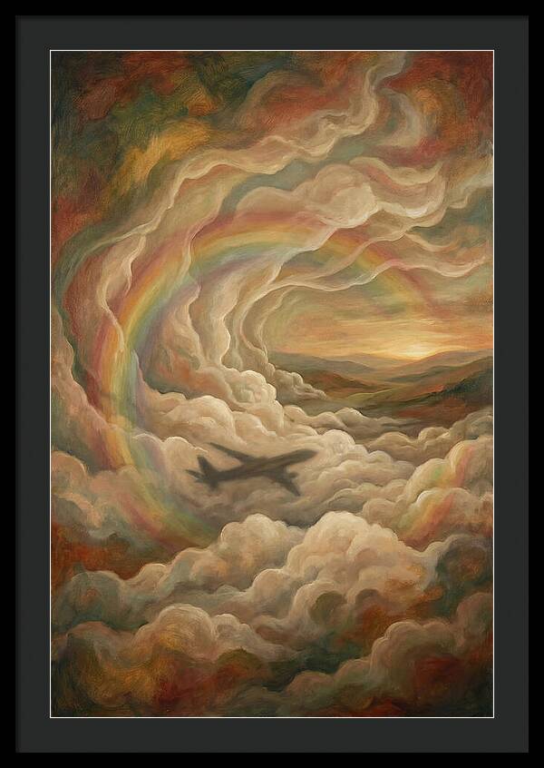 Rainbow Wheel Glory Around Aircraft