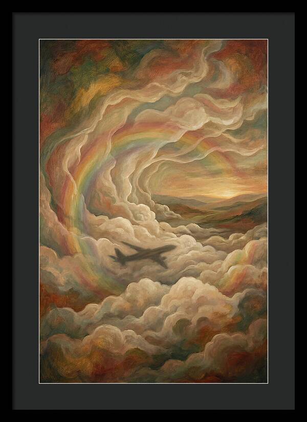 Rainbow Wheel Glory Around Aircraft