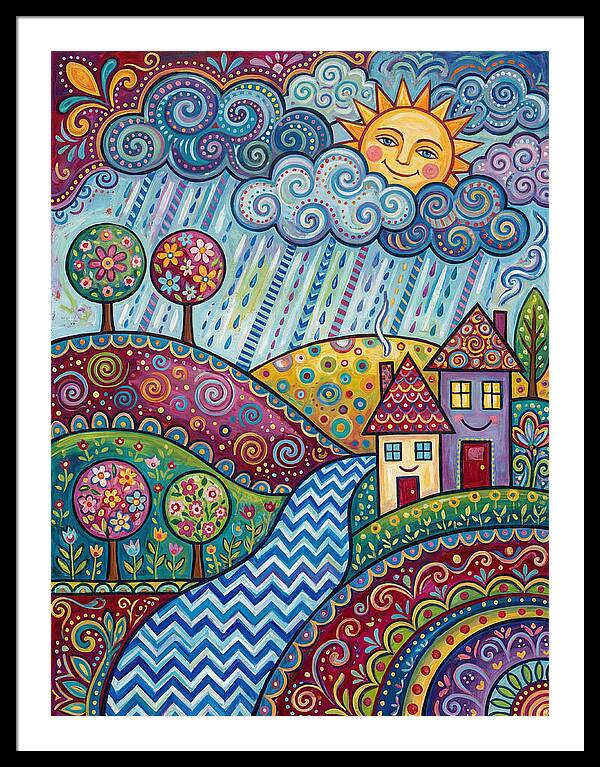 Rainy Day Folk Landscape