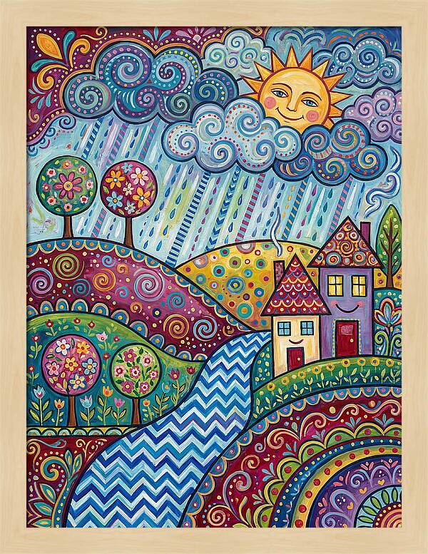 Rainy Day Folk Landscape