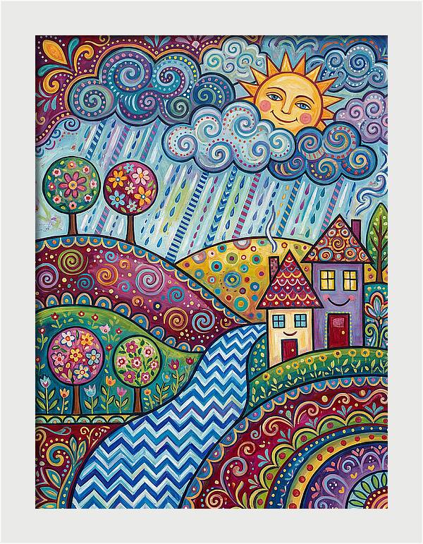 Rainy Day Folk Landscape