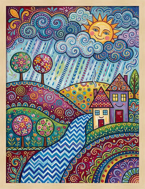 Rainy Day Folk Landscape