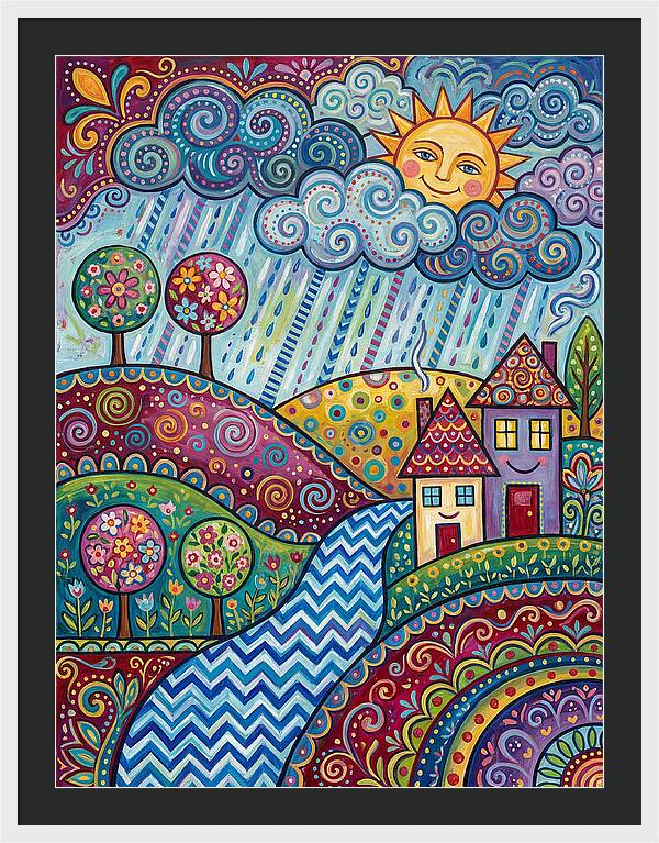 Rainy Day Folk Landscape