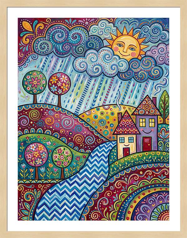 Rainy Day Folk Landscape