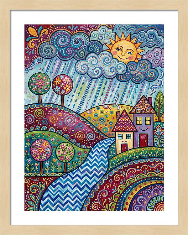 Rainy Day Folk Landscape