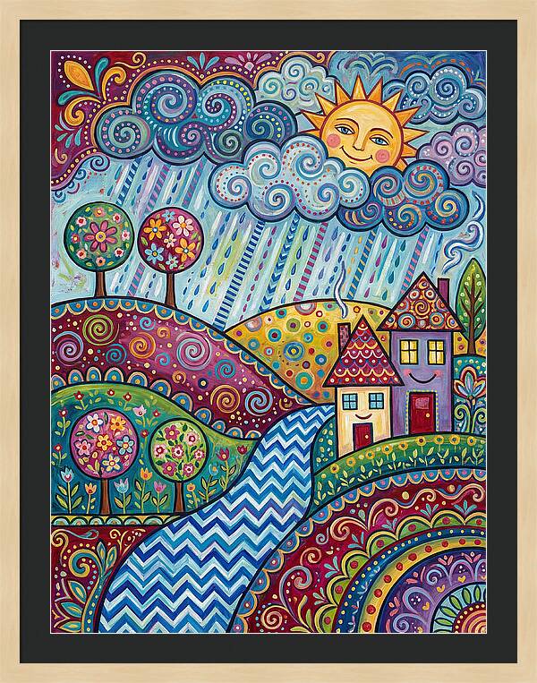 Rainy Day Folk Landscape