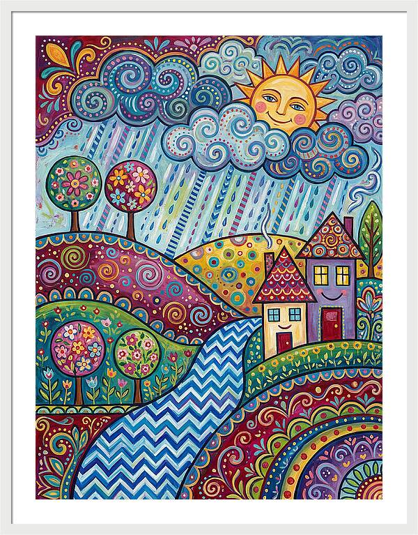 Rainy Day Folk Landscape