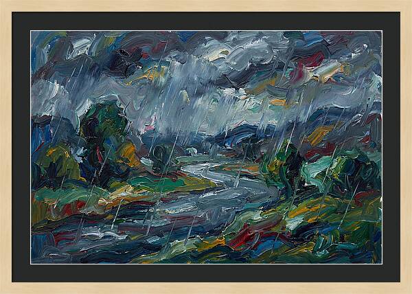 Rainy Landscape Expressionism