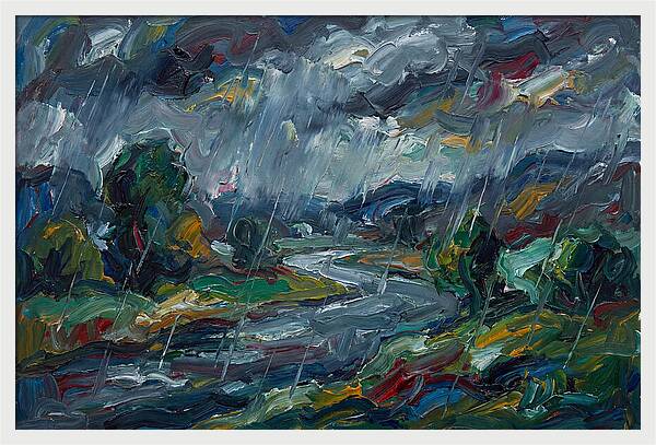 Rainy Landscape Expressionism