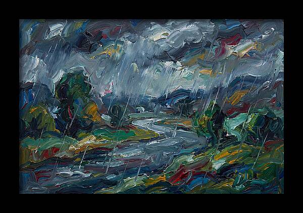 Rainy Landscape Expressionism
