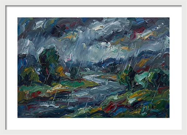 Rainy Landscape Expressionism
