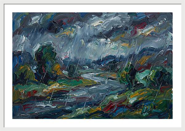 Rainy Landscape Expressionism