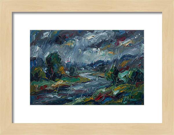 Rainy Landscape Expressionism