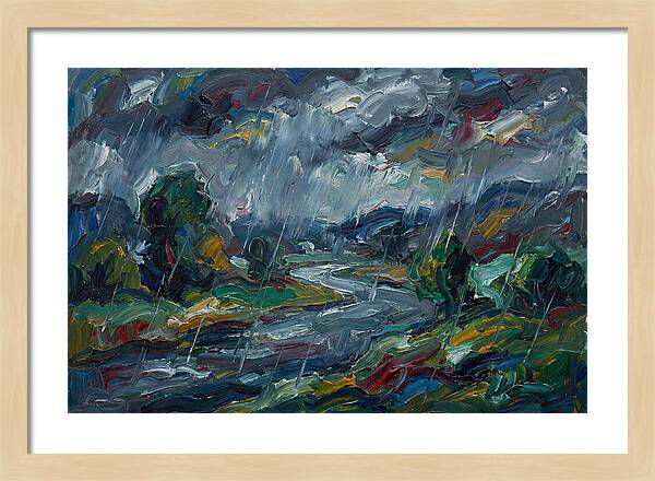 Rainy Landscape Expressionism