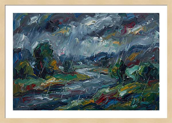 Rainy Landscape Expressionism