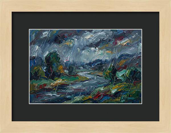 Rainy Landscape Expressionism