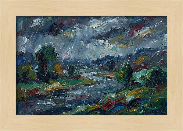 Rainy Landscape Expressionism