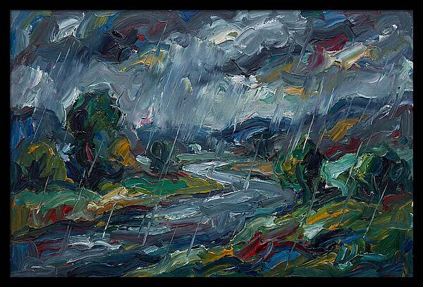 Rainy Landscape Expressionism