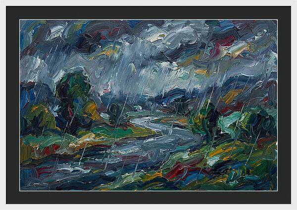 Rainy Landscape Expressionism