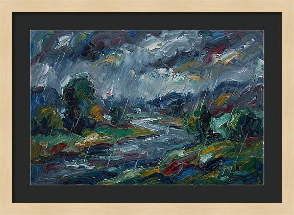 Rainy Landscape Expressionism