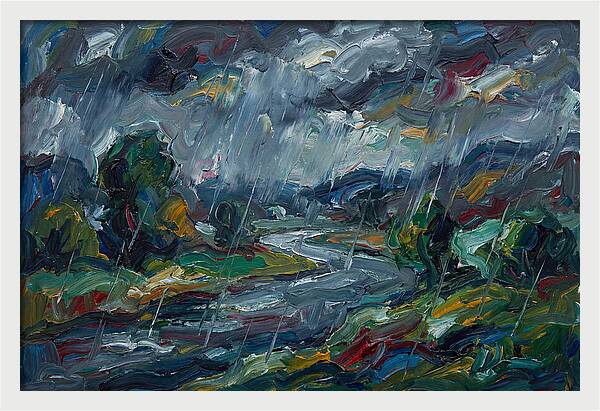 Rainy Landscape Expressionism