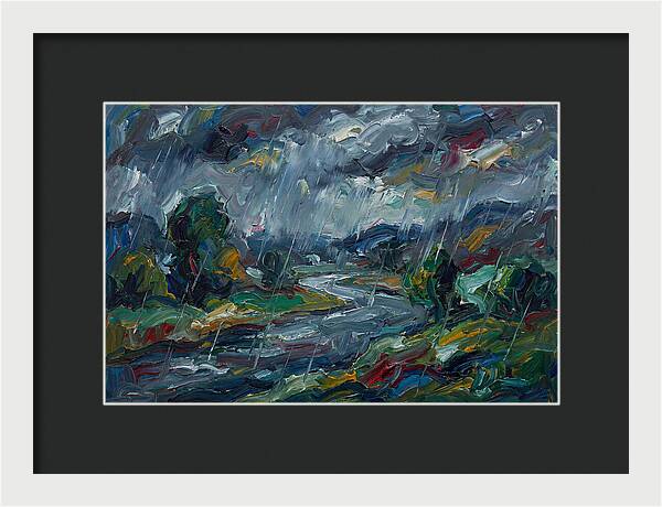 Rainy Landscape Expressionism
