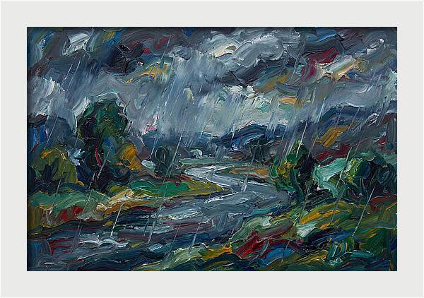 Rainy Landscape Expressionism