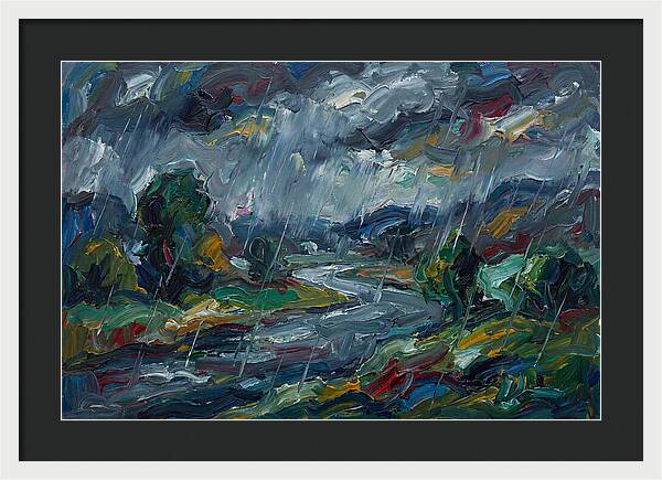 Rainy Landscape Expressionism