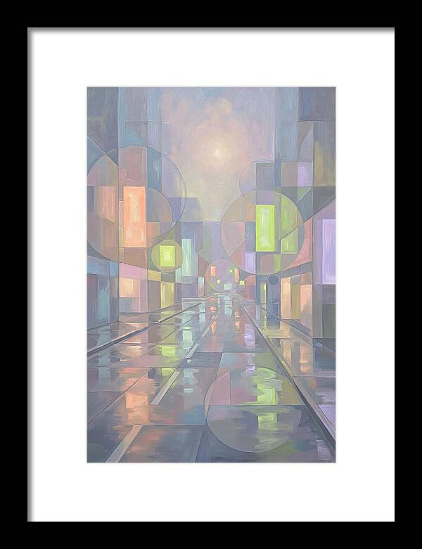Rainy Street Reflections