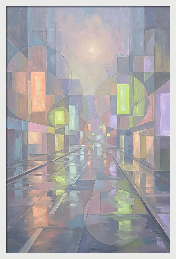 Rainy Street Reflections