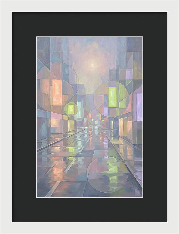 Rainy Street Reflections