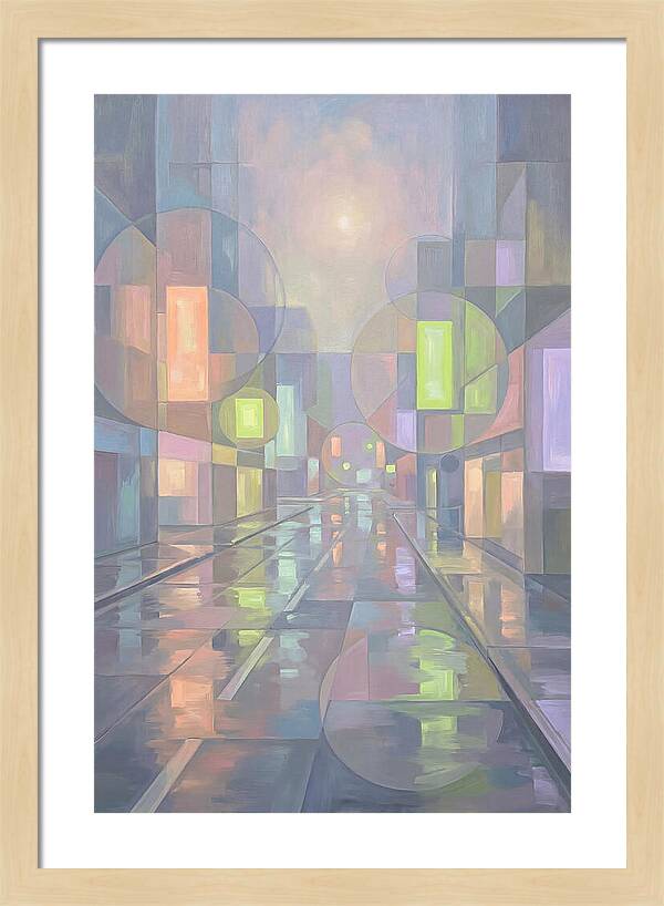 Rainy Street Reflections