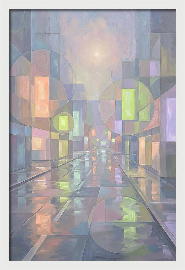 Rainy Street Reflections