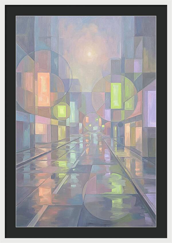 Rainy Street Reflections