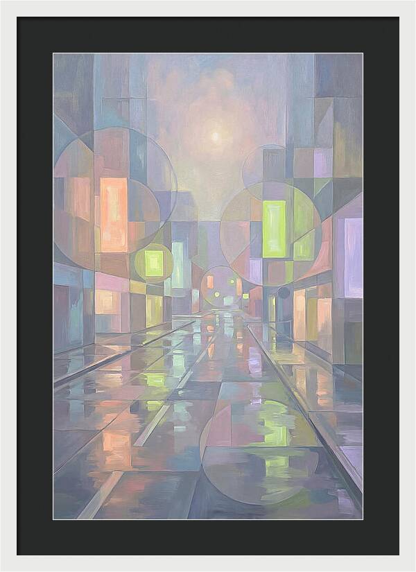 Rainy Street Reflections