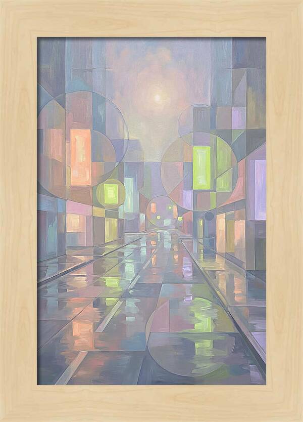 Rainy Street Reflections