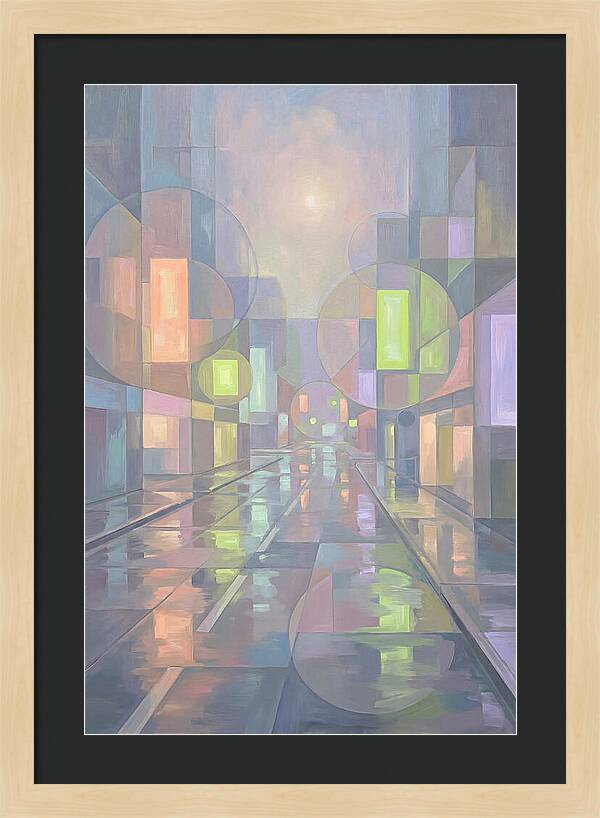 Rainy Street Reflections