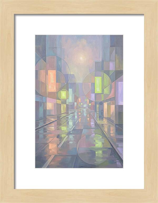 Rainy Street Reflections