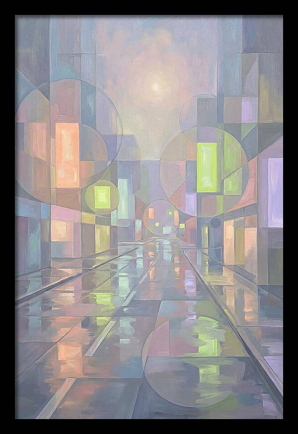 Rainy Street Reflections