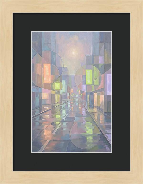 Rainy Street Reflections