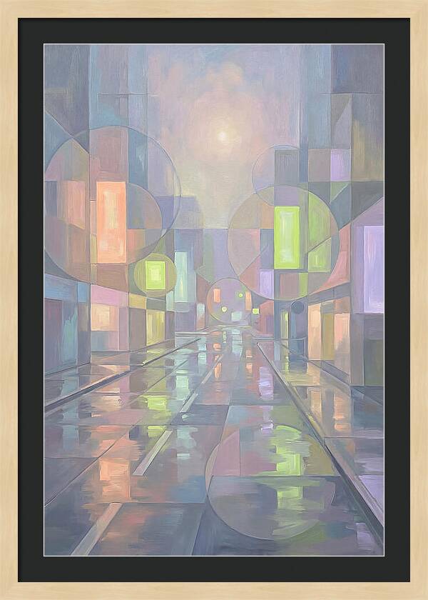 Rainy Street Reflections