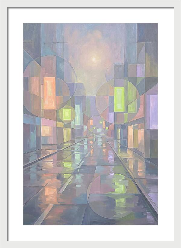 Rainy Street Reflections