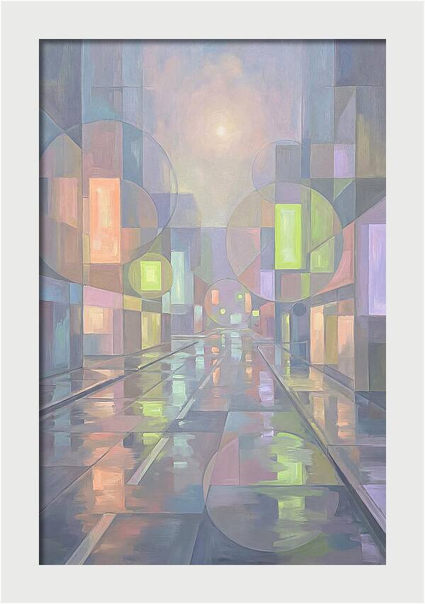 Rainy Street Reflections