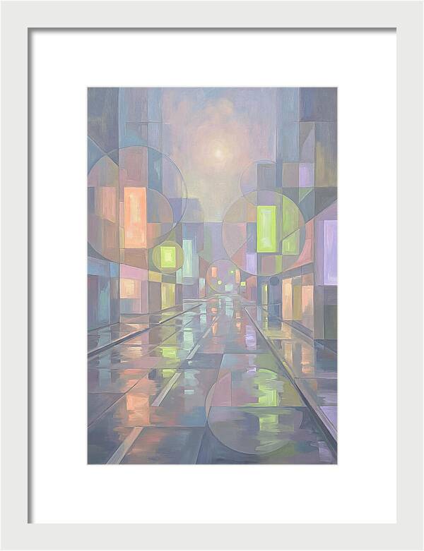 Rainy Street Reflections