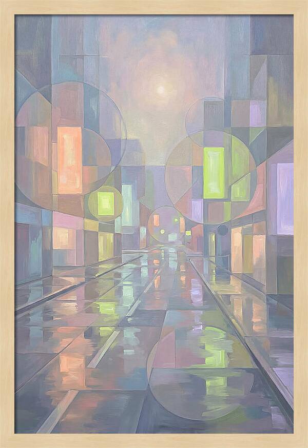 Rainy Street Reflections