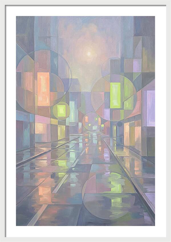 Rainy Street Reflections
