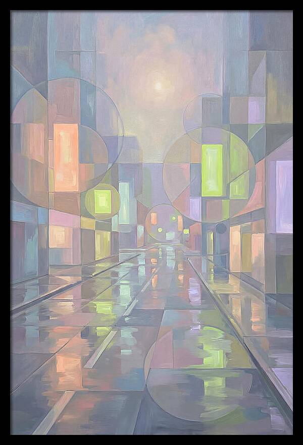 Rainy Street Reflections