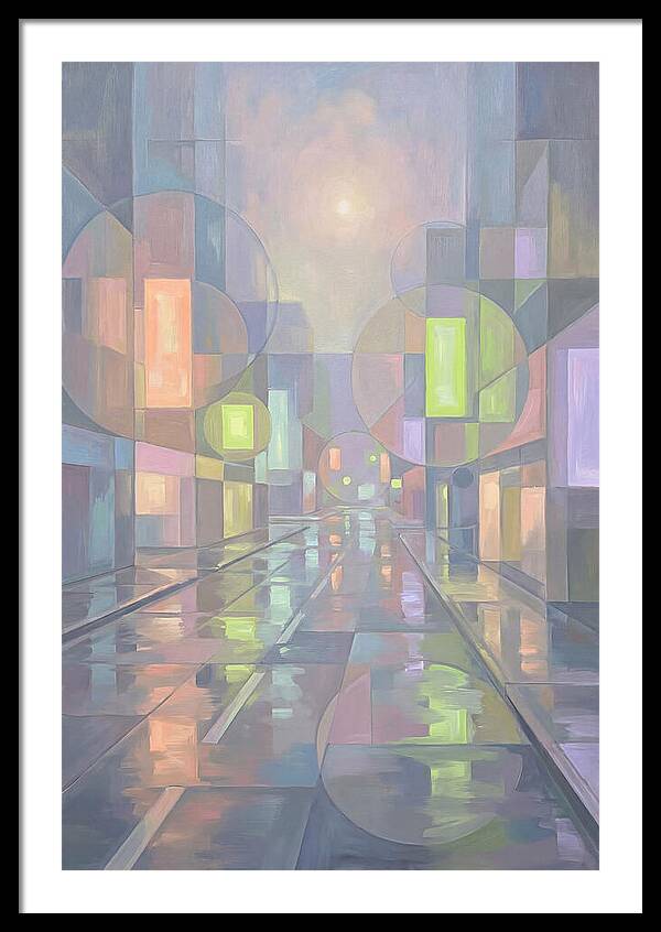 Rainy Street Reflections